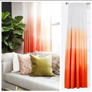 Threshold Coral Ombrè Curtain Panels 84" - 8 Panels